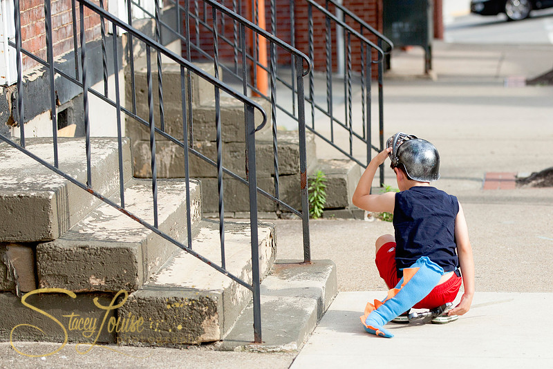 little boy, dress up, imaginary